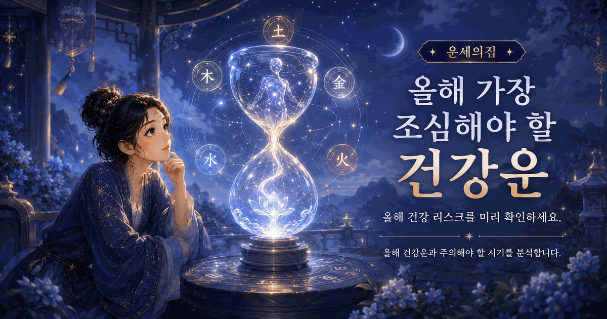 올해 가장 조심해야 할 건강운